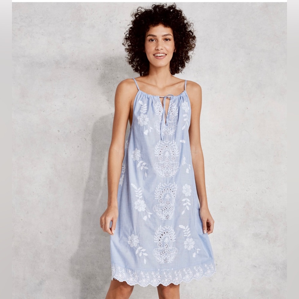 Haven Well Within True Cotton Embroidered Dress Sz S